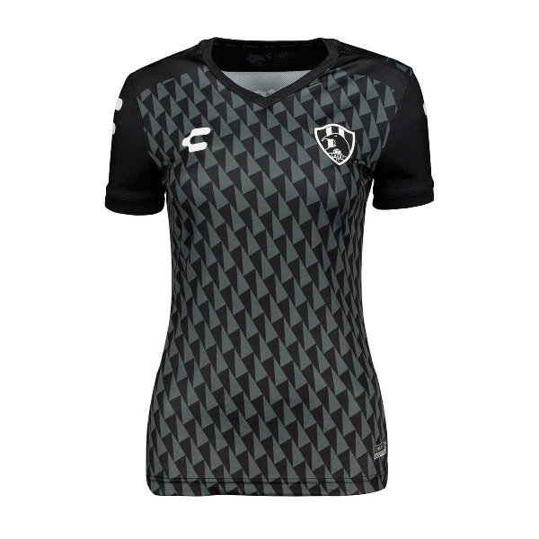 PLAYERA DAMA JERSEY CHARLY CUERVOS NEGRO