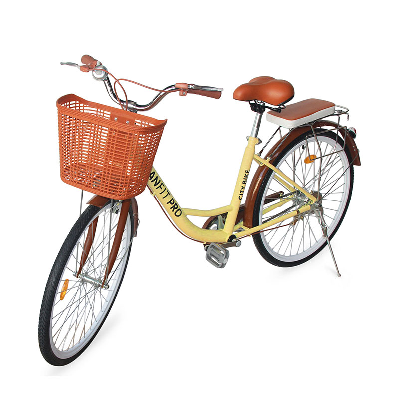 Bicicleta Urbana Vintage Retro 26R Canastilla Beige