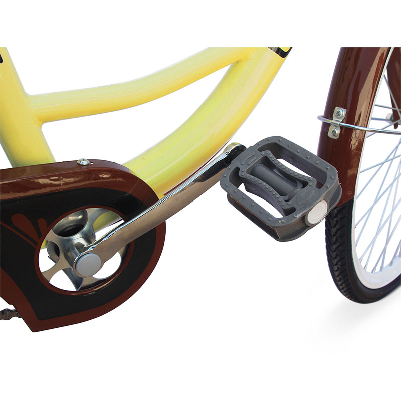 Bicicleta Urbana Vintage Retro 26R Canastilla Beige