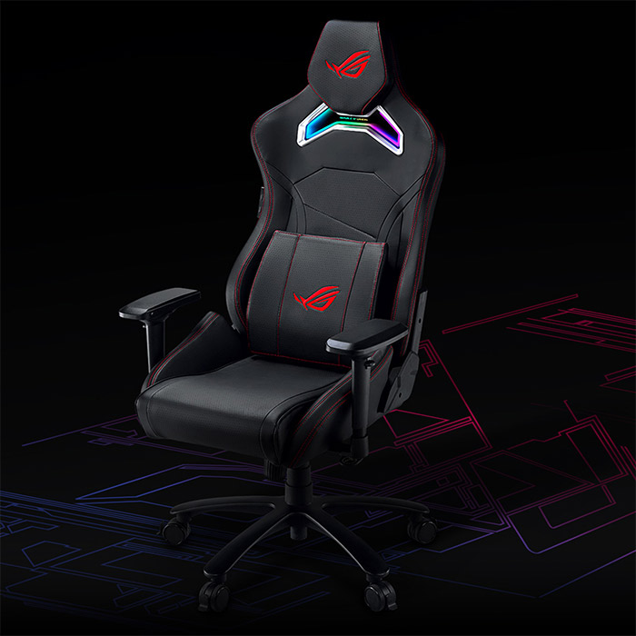 Silla Gamer ASUS ROG CHARIOT Ergonomico Aura RGB Negro SL300C 