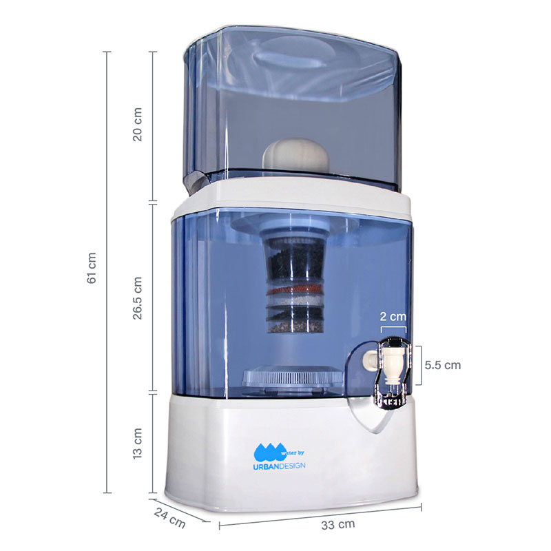 Filtro De Agua Purificador Bioenergetico Tipo Nikken 24 Lts 