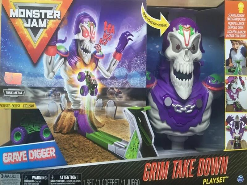 Monster Jam  Pista Grave Digger Grim Take Down
