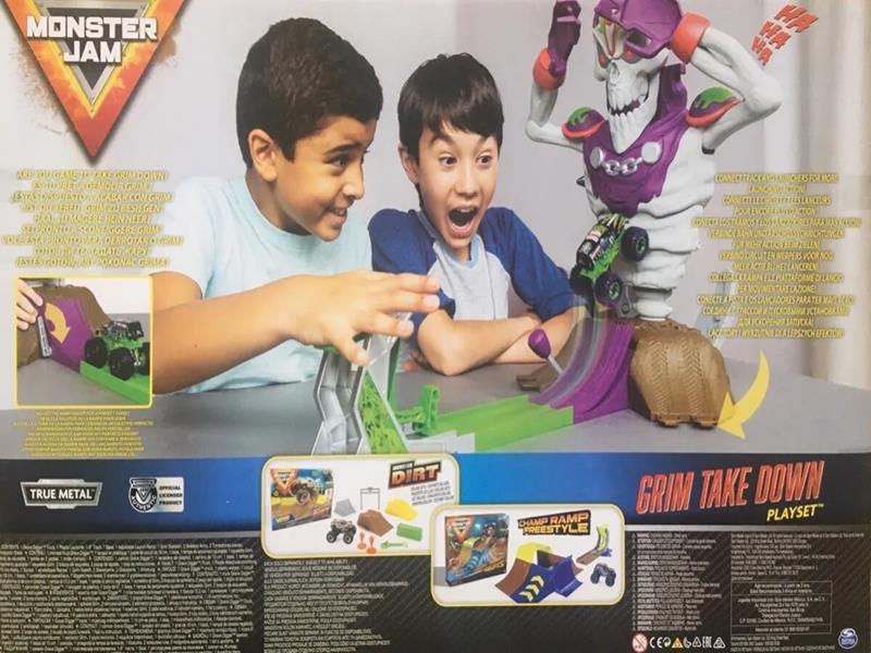 Monster Jam  Pista Grave Digger Grim Take Down