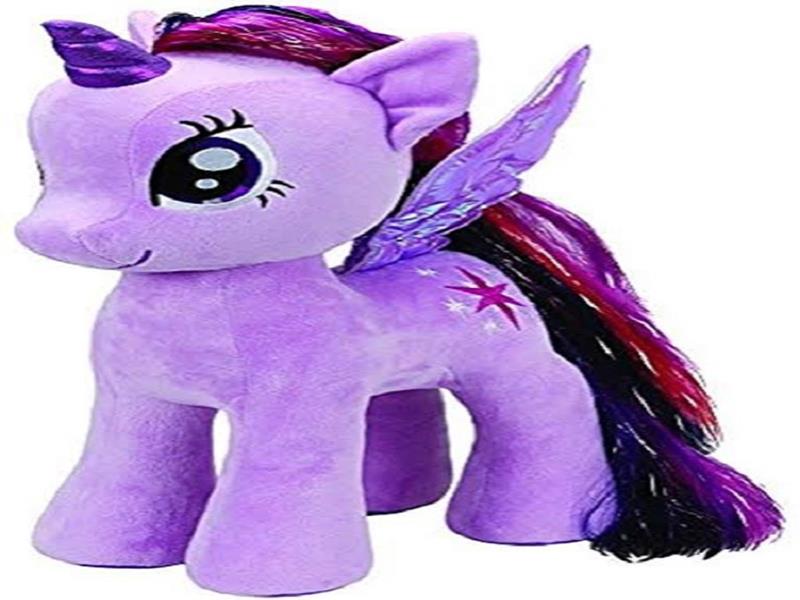 My Little Pony Pack 4 Peluches 15 Cm Con Cabello Original