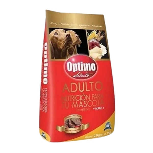 25kg Alimento Croqueta Perro Optimo Nupec Adulto
