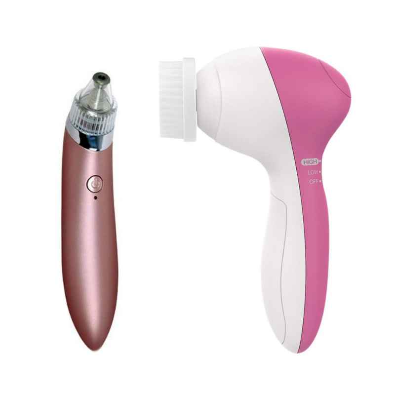 Set de Limpieza Facial, Cepillo Limpiador 5 en 1 + Limpiador