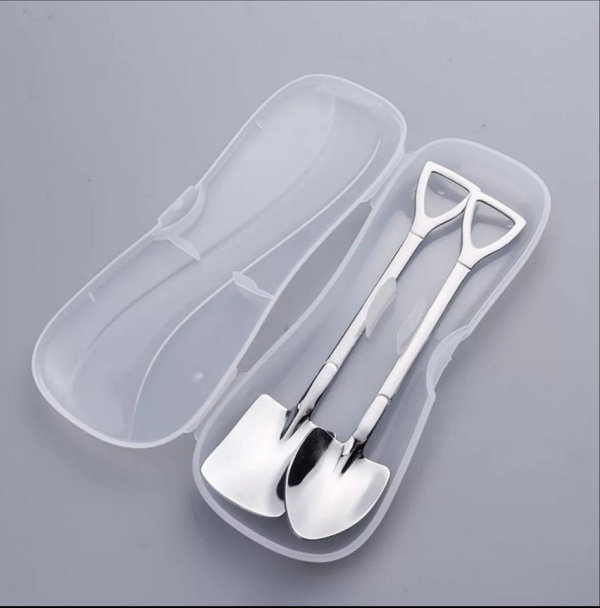 Cuchara En Forma De Pala Acero Inoxidable PLATA