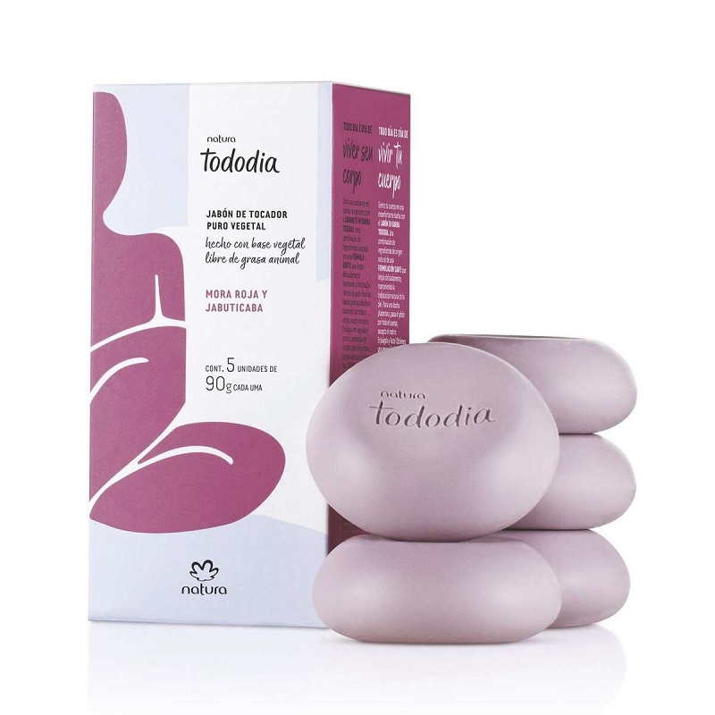 Jabónes En Barra Mora Roja Y Jabuticaba Tododía Natura