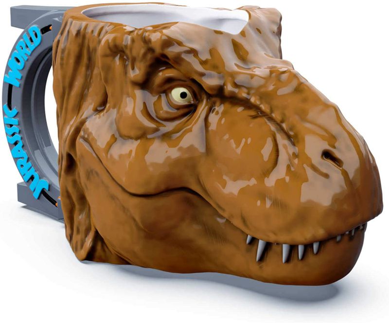 Taza Jurassic World 3D Dinosaurio Universal Jurassic Park 