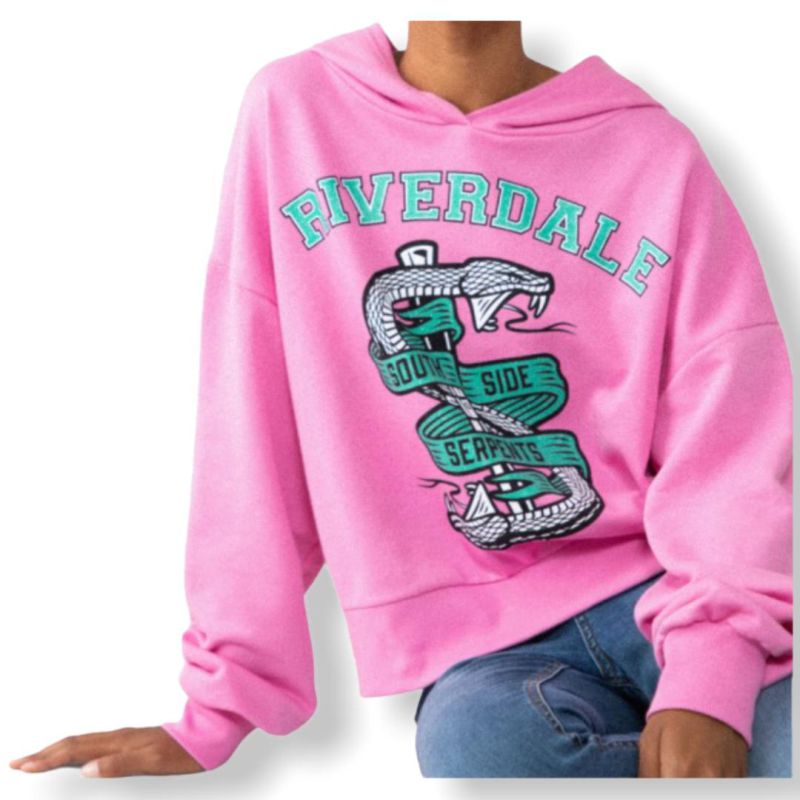 SUDADERA CON CAPUCHA DE RIVERDALE DAMA SOUTH SIDE SERPIENTES SUREÑAS JUGHEAD JONES