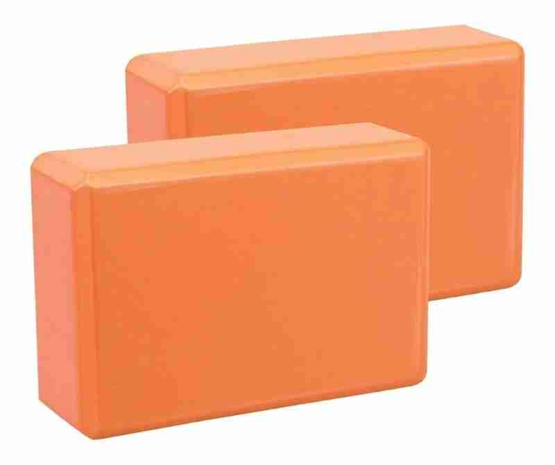 Block De Yoga Naranja 23 X 15 X 7 Cm. ( 2 Pzas)