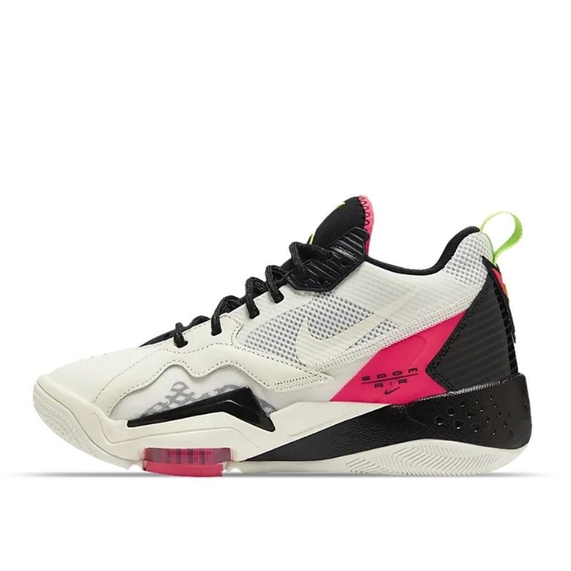 Tenis Jordan Zoom 92 White Flash Crimeson Para Mujer