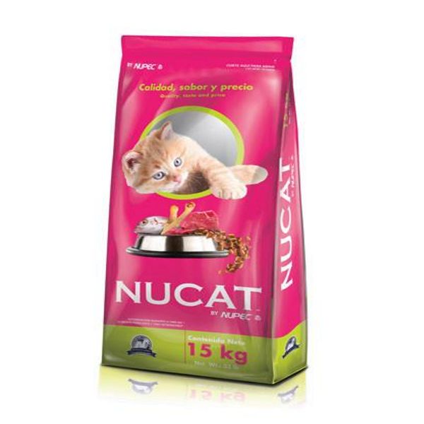 Nucat by nupec 15 kg. croquetas para gato.
