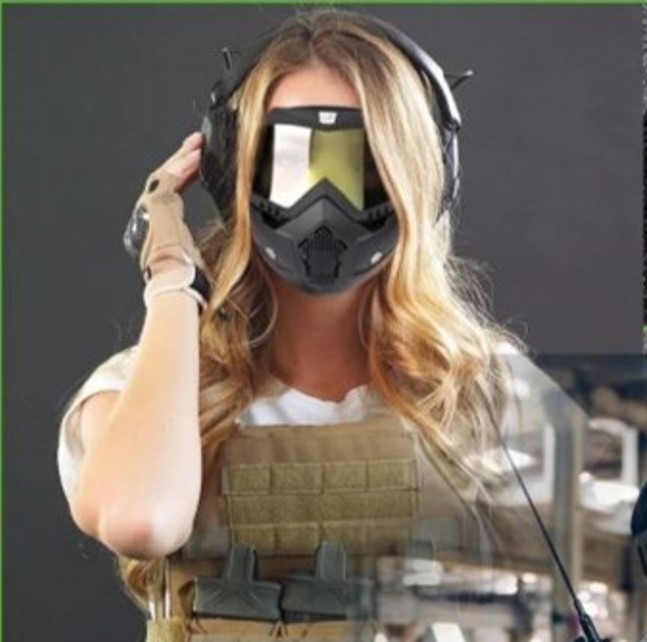 Careta Táctica Militar Paintball / Gotcha Proteccion