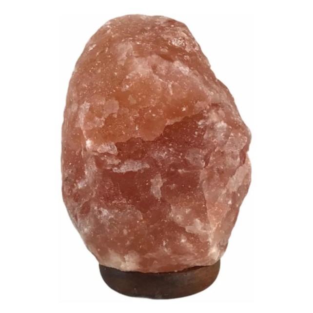 Lámpara De Sal Del Himalaya Original Mide 17-20cm Pesa 2-3kg