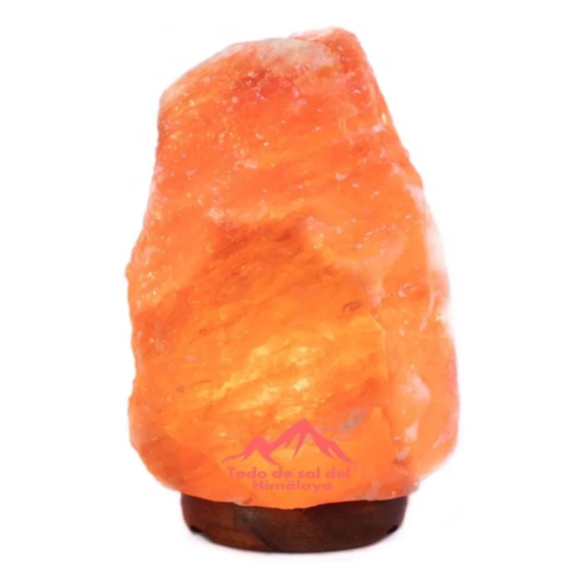 Lámpara De Sal Del Himalaya Original Mide 17-20cm Pesa 2-3kg