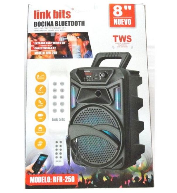 Bocina Amplificador 3000w Link Bits RFR-250