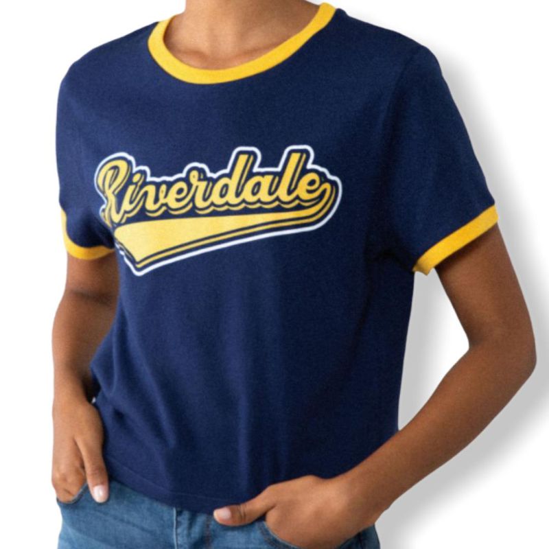 Riverdale Playera Logo Corte Dama Archie Jughead Betty Veronica Warner Bros