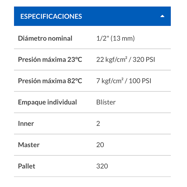 KIT DE CONEXIONES Y VÁLVULAS CPVC PARA INSTALACIÓN REGADERA CON MANERALES 