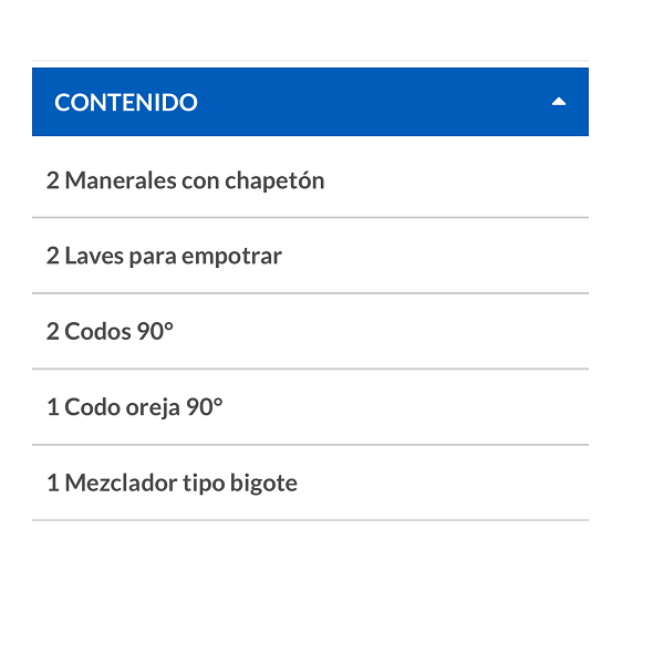 KIT DE CONEXIONES Y VÁLVULAS CPVC PARA INSTALACIÓN REGADERA CON MANERALES 