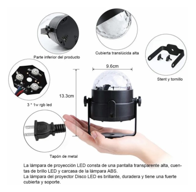 Lámpara De Proyector Musica Mini Led De Noche Para Fiestas