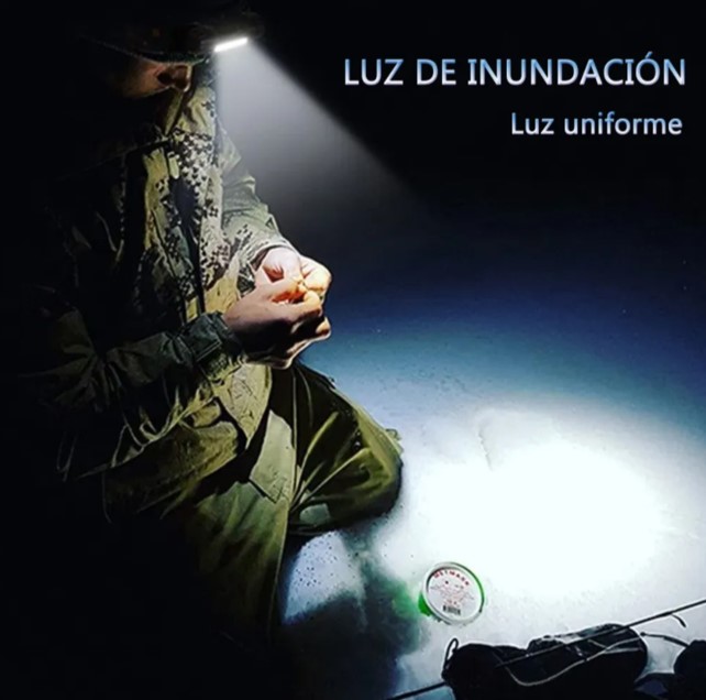 Linterna Frontal Led Usb Recargable Lámpara Para Acampar