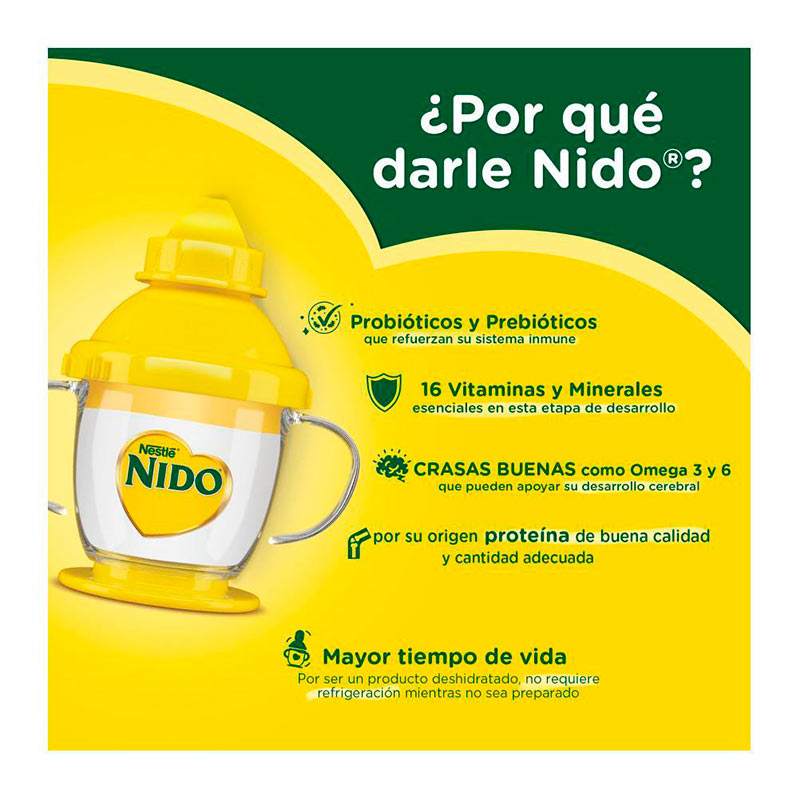 Fórmula Infantil Nido Kinder Nestlé Lata 2.5 KG