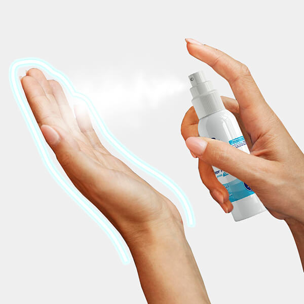 Set 5 Piezas de 100ml. BGrn 24, Protector Antibacterial para manos. Aspersol manual.