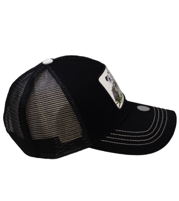 GORRA ANIMAL PANDA TRUCKER NEGRA LISA