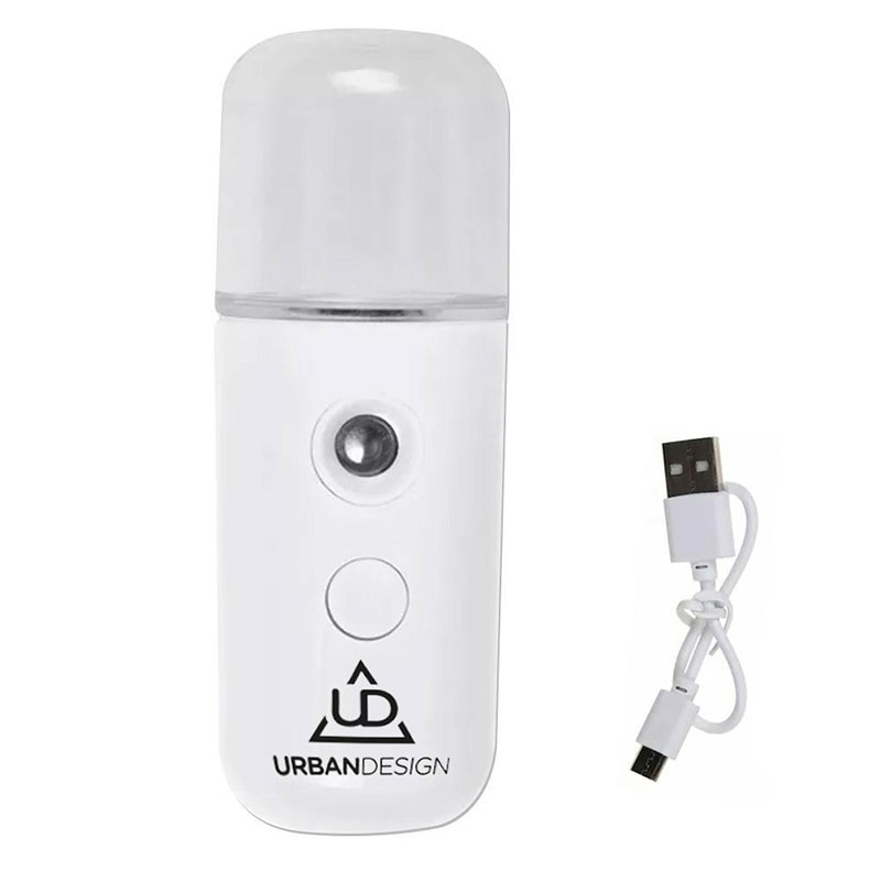 Desinfectante Spray Recargable Gran Shopping, USB Blanco