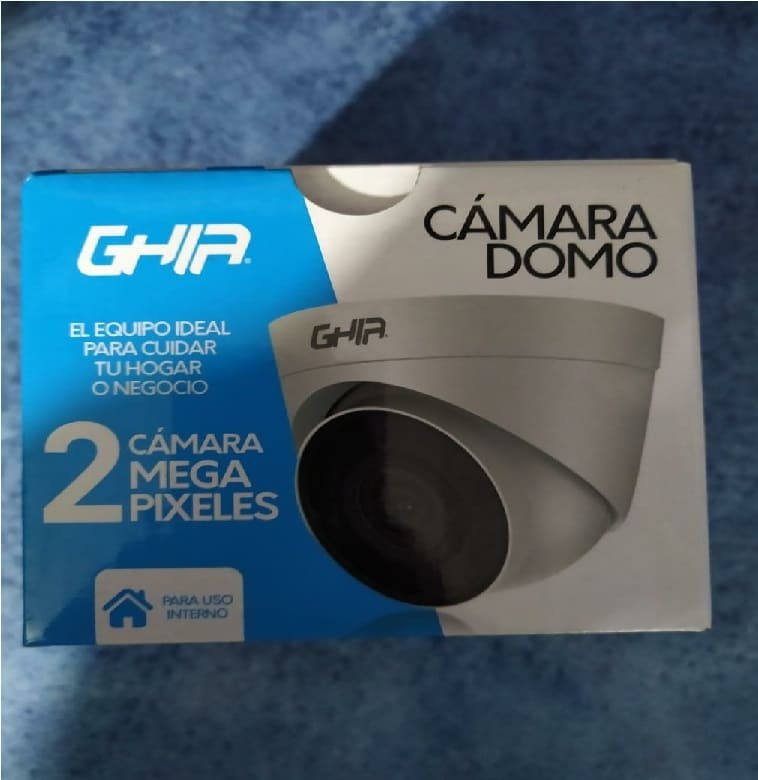 CAMARA DOMO 1080P LENTE 3.6MM 25MTS INTERIOR ALAMBRICA BLANCO CASA NEGOCIO SEGURIDAD