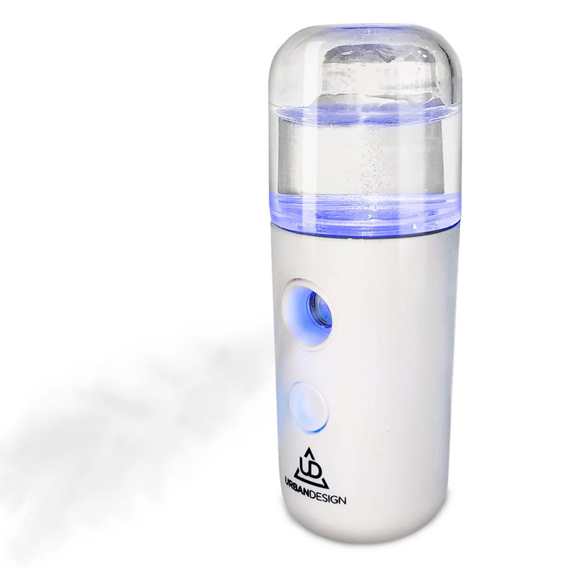 Desinfectante Spray Recargable Gran Shopping, USB Blanco