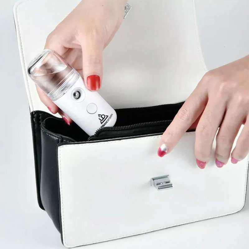 Desinfectante Spray Recargable Gran Shopping, USB Blanco