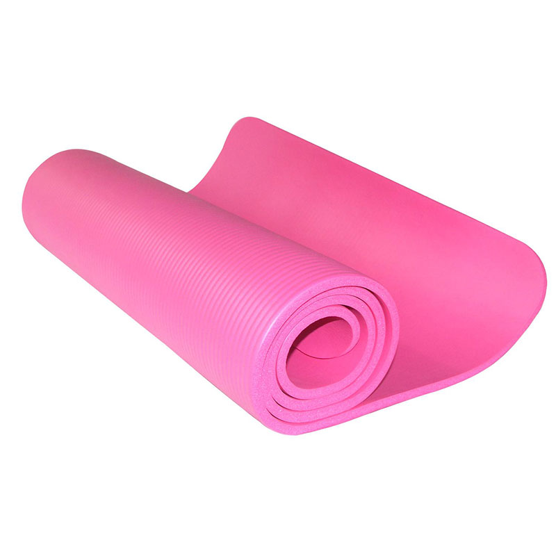 Tapete Para Yoga Alta Densidad 10mm De Grosor Rosa