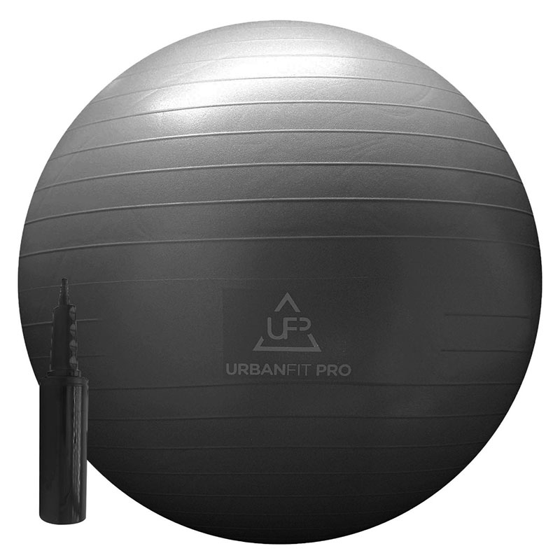 Pelota de Yoga 75 cm Soporta 450 kg CrossFit Negro