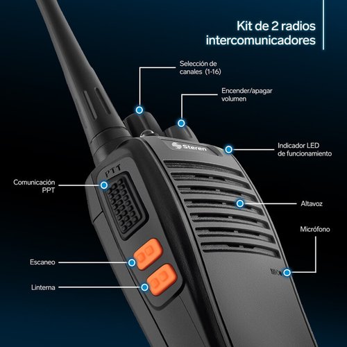 Kit De 2 Radios Intercomunicadores | rad-010 
