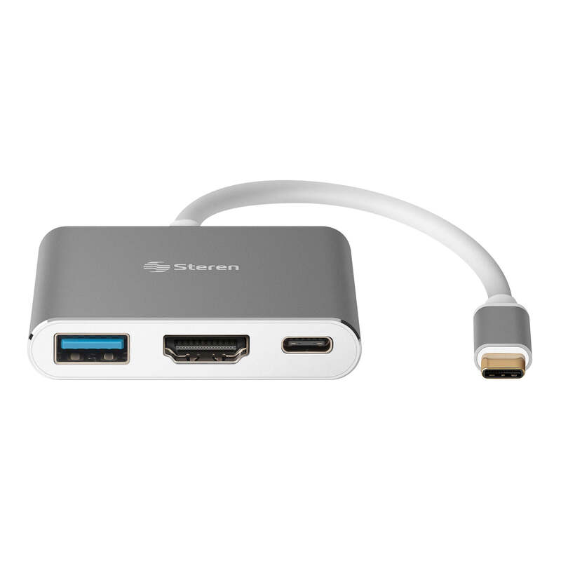 Adaptador Usb C A Hdmi / Usb 3.0 / Usb C | Usb-471