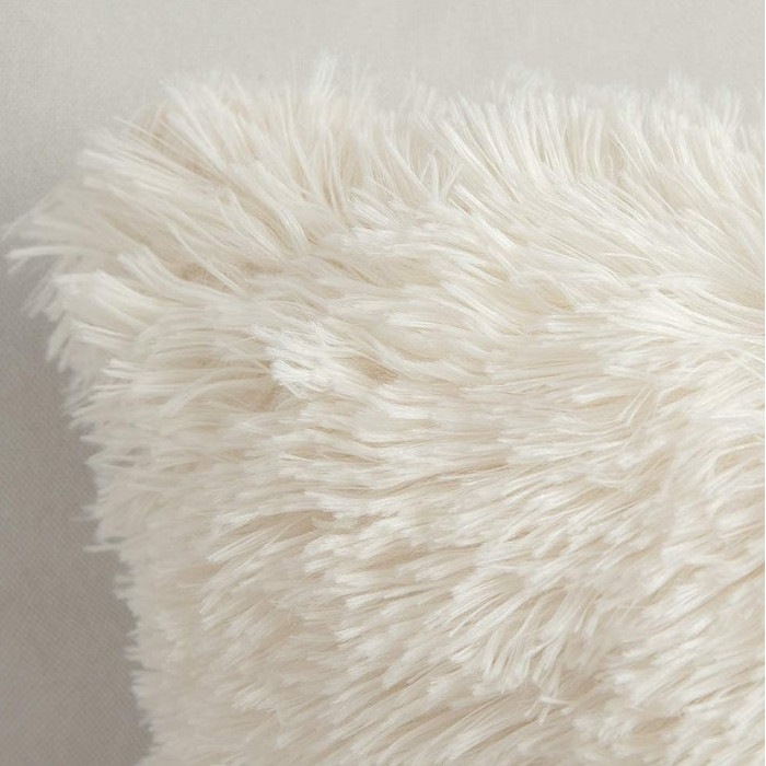 Cojín Decorativo Peludo tipo peluche 45X45CM, Felpa Suave para la decoración de salas, oficina o recamara