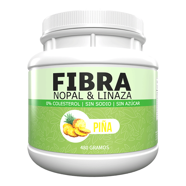 Fibra Piña Nopal y Linaza 480gr