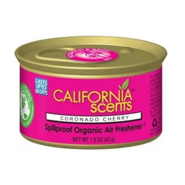 Aromatizante California Scents Cherry Lata Caja Con 18 Piezas