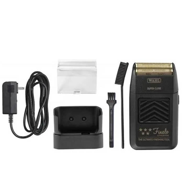 Afeitadora Wahl Shaver Finale 5 Star Inalambrica Recargable Profesional Original Negra 