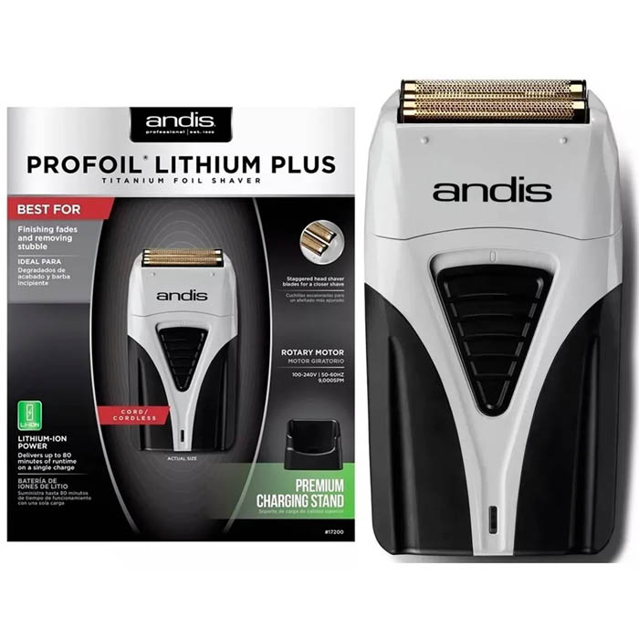 Rasuradora Andis Profoil Lithium Plus Titanium Shaver Base 