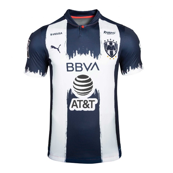 Jersey Puma Caballero Monterrey Local Temp. 20/21 Blanco/Azul 276307901