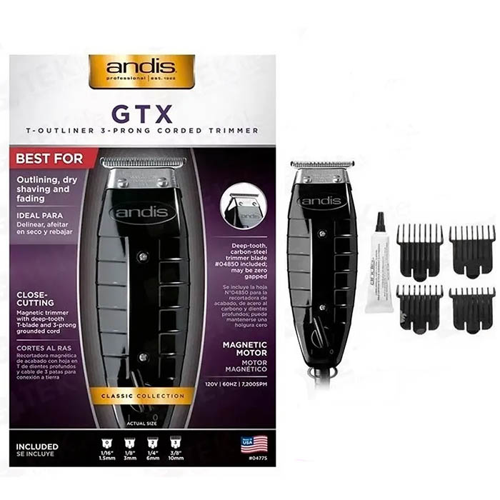 Terminadora Profesional Andis Gtx T-blade Alambrica, 