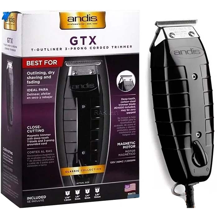 Terminadora Profesional Andis Gtx T-blade Alambrica, 