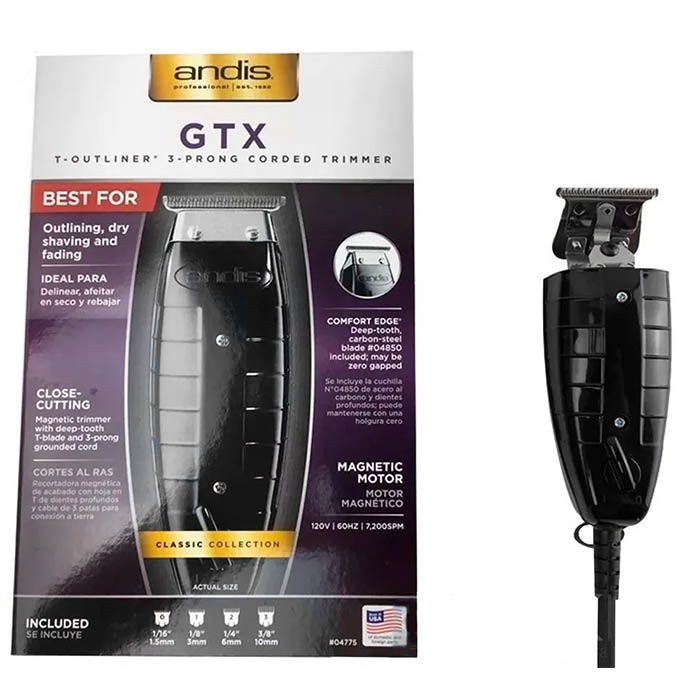 Terminadora Profesional Andis Gtx T-blade Alambrica, 