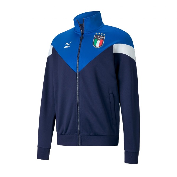 Chamarra Puma Caballero Figc Italia Azul Marino 275665901 