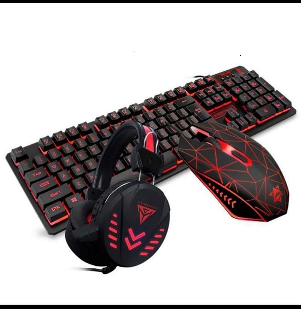 KIT TECLADO, MOUSE Y DIADEMA GAMER 