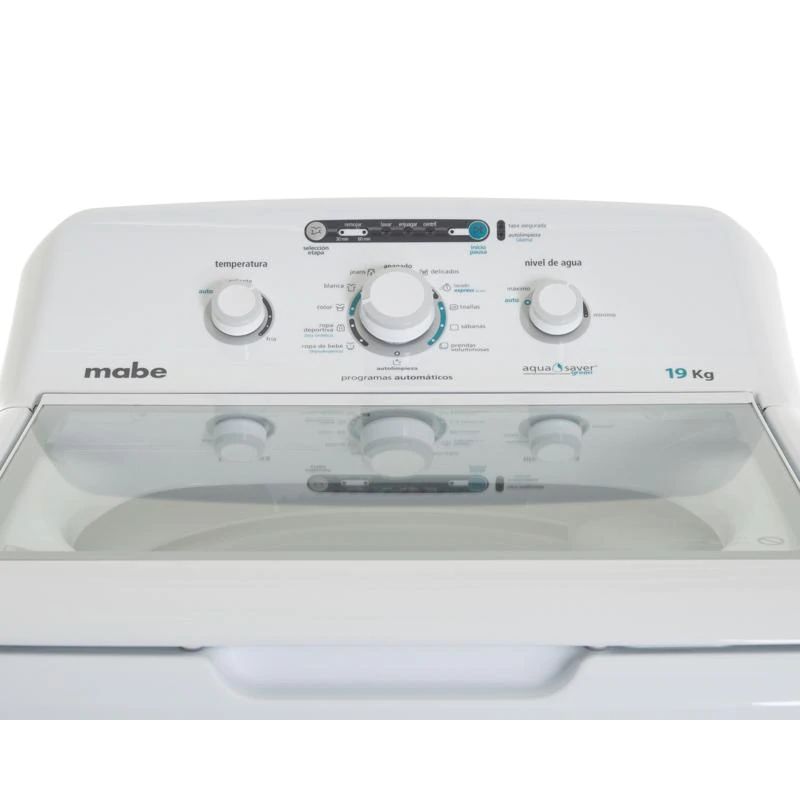 Lavadora Automática 19 kg Blanca Mabe - LMA79113VBAB0 