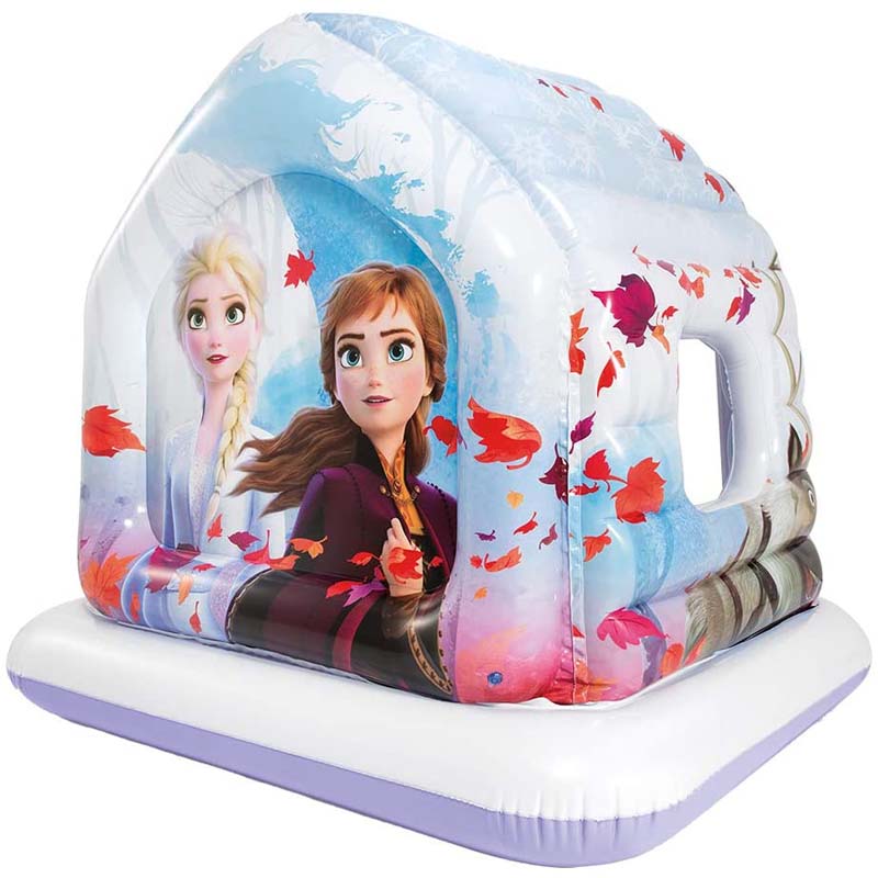 Casita Inflable Frozen II Centro De Juegos Intex 1.37 x 1.09 x 1.22 Cm